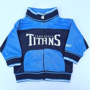 Tennessee Titans Blue Track Jacket Baby Size 6-9 Months Full Zip NFL Apparel